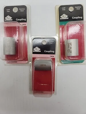 Coupling Stainless Steel Smith-Cooper Female 304 1/4" New Package Pipe Fitting - Image 1 of 3