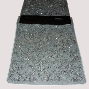 Rachel Zoe Beaded Table Runner - 13" X 36" - Picture 1 of 7