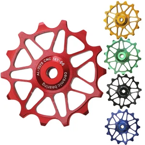 Fahrrad Stützrad Schaltwerk Keramik Riemenscheibe BikeGuide Rolle für Shimano - Bild 1 von 34