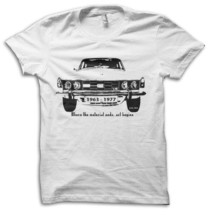 Rover P6 V8 3500L Classic Retro Car T-Shirt M5855 - Image 1 of 2
