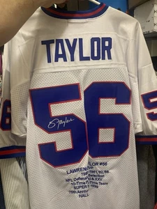 MITCHELL & NESS NFL NEW YORK GIANTS LAWRENCE TAYLOR WHITE 1986 LEGACY JERSEY 54 - Bild 1 von 3