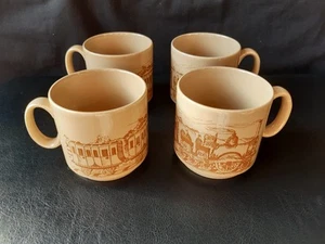 Vintage Royal Alma Staffordshire Mug Ironstone X4 - Picture 1 of 4