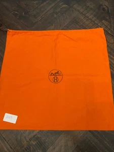 Hermes Staubbeutel orange 21" x 19" - Bild 1 von 2