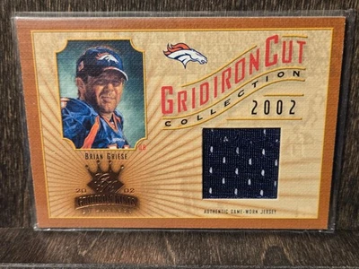 2002 Donruss Gridiron Kings Gridiron Cut Collection /400 Brian Griese Broncos - Image 1 of 2