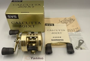Carrete de baitcasting con mango izquierdo Shimano Calcutta 201XT con relación de transmisión de caja 5,0:1 Japón - Imagen 1 de 24