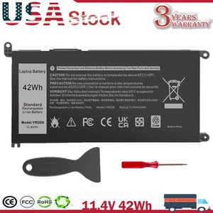 YRDD6 Battery for Dell Inspiron 3582 3593 3793 5493 5584 5593 5480 5590 5594 New - Picture 1 of 12