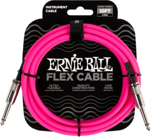 CABLE instrument JACK / JACK 3M ERNIE BALL FLEX 6413 ROSE - Foto 1 di 2