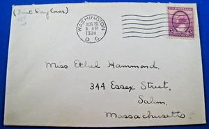 U.S. 1936 - SCOTT # 784 - SUSAN B. ANTHONY FDC (ggf4) - Picture 1 of 2