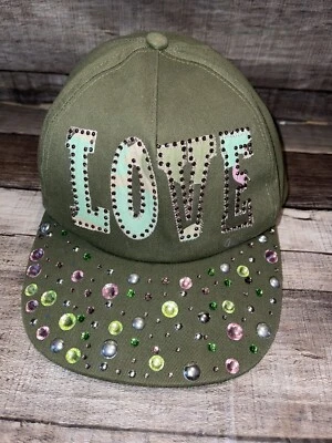 JUSTICIA NIÑAS GORRA VERDE SOMBRERO PEDRERÍA CAMUFLAJE AMOR NIÑAS TALLA ÚNICA CAMUFLAJE AMOR Foto 1 de 4