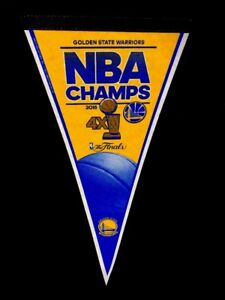 2015 12x30 Golden State Warriors NBA Championship Champs Durant Curry Pennant