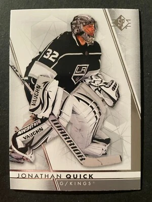 Jonathan QUICK 2022-23 Upper Deck SP Authentic Hockey #74 Los Angeles Kings - Image 1 of 2