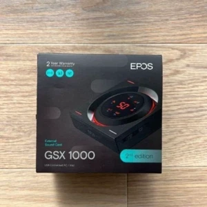 Gaming PC Audio Amplifier GSX 1000 2nd Edition 1001150 Black EPOS NEW - Picture 1 of 14