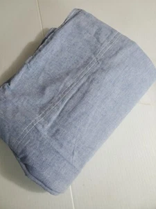 Vintage Ralph Lauren blau Chambray Denim komplettes flaches Laken - Bild 1 von 4