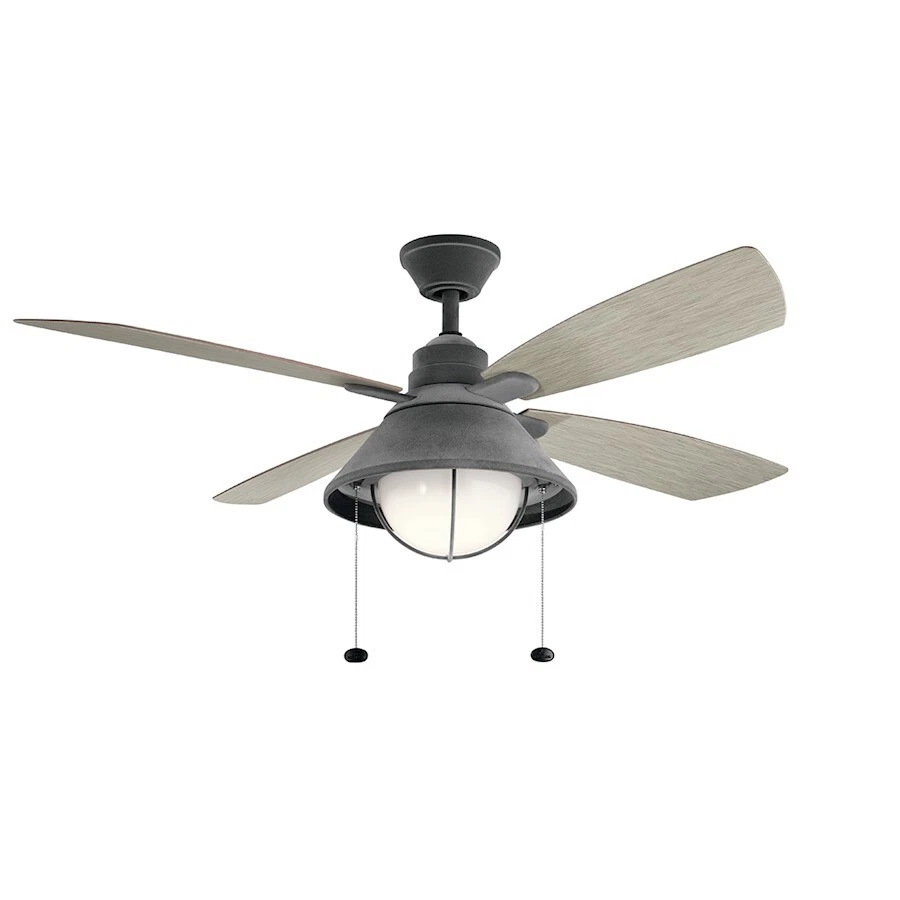 Kichler 54" Seaside Fan LED, Weathered Zinc - 310181WZC - Image 1 of 1