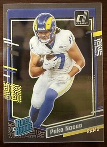 2023 Panini Clearly Donruss - Rated Rookie #96 Puka Nacua (RC) - Bild 1 von 1