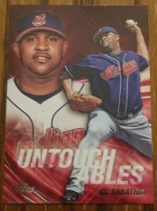 CC Sabathia 2017 Topps Update Untouchables #U-7 Cleveland Indians - Imagen 1 de 2