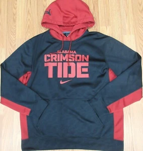 SUDADERA CON CAPUCHA ALABAMA CRIMSON TIDE NIKE THERMA-FIT GRANDE, L - Imagen 1 de 8