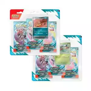 Pokemon * Journey Together * SV09 Blister Booster x6 Packs + Both Promo Foils - Picture 1 of 1