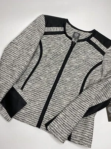 Women’s Vince Camuto Modern Edge Zippered Jacket •Size 14 *NWT - $179!! - Picture 1 of 10