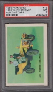 1959 Parkhurst Old Time Cars #13 1903 White Steamer Graded PSA 7 - Bild 1 von 2