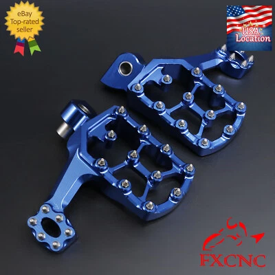 For Yamaha WR250F 2001-2016 WR250R 2008-2015 CNC Footpegs Pedals Footrests Pair - Image 1 of 4