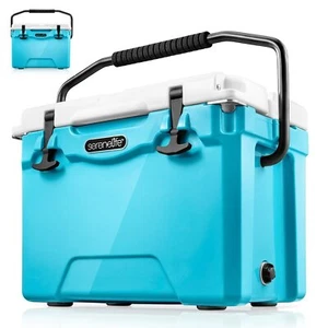 Serenelife Portable Cooler box- Holds 63 Cans, Keeps Ice up to 5 Days (25-Quart) - Picture 1 of 7