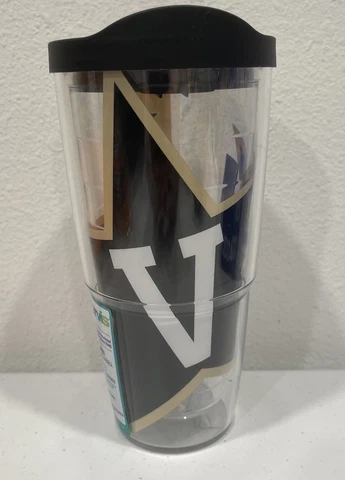 Vanderbilt Commodores Tervis Tumbler Clear 24 oz NEW Nashville TN Drink ware Cover