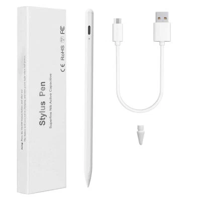 Stylus for Apple Pencil iPad 6/7/8/9th Gen,Pro 2022-2018, mini 6/5,Air 4/3 Pen P - Image 1 of 4