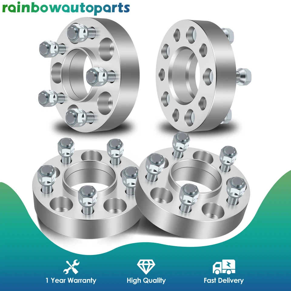 4PC 1.25" Hubcentric Wheel Spacers 5x4.5 5x114.3 for Dodge Charger Chrysler 300 Foto 1 de 4