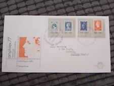 NETHERLANDS FIRST DAY COVER 1977 INTERNATIONAL STAMP EXHIBITION (STAMPS)