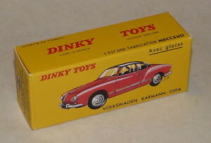 Boite neuve pour Dinky Toys VW Karmann GHIA (24M)