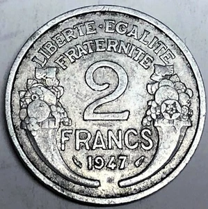 # C4813 FRANCE COIN, 2 FRANCS 1947 - Picture 1 of 2