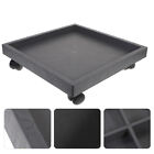  Casters Dolly Cart Square Tray Base Stand Movable Flower Pot