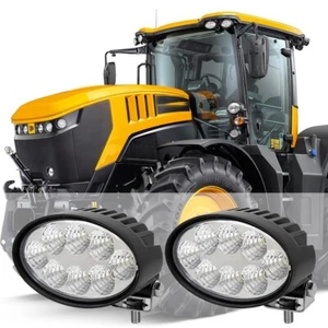 12V Oval 40W Led Work Floodlamp W/EMC For John Deere/Massey Ferguson/Case IH - Picture 1 of 17
