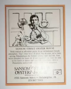 1988 Sansom Street Oyster House Restaurant Philadelphia, PA - Bild 1 von 1