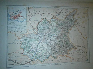 Carte géographique Année 1914 Département des Basses Alpes - Imagen 1 de 1