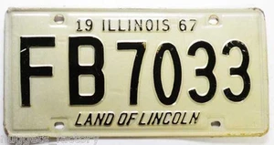 Targa Obsoleto Targa USA Illinois (1107) - Picture 1 of 1