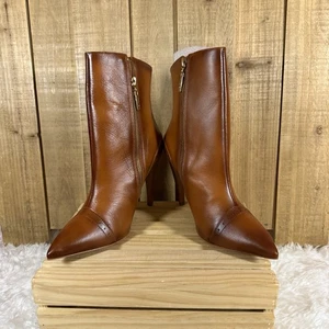 Yevrah Damen Designer Braun Leder Stiefel Booties Heels Brazil Alex 39 EUR 8,5 - Bild 1 von 11