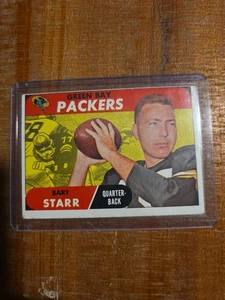 1968 Bart Starr Topps #1 Green Bay Packers (Crease) - Picture 1 of 2
