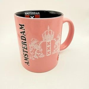 Amsterdam Holland Souvenir Mug - Pink - Picture 1 of 6