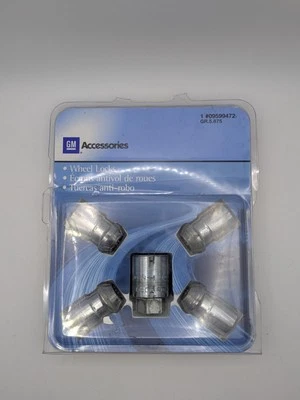 Cerraduras de rueda General Motors OEM, cromadas (09599472) Foto 1 de 4