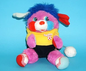 POPPLES 10" SPORTS SPORTIF FOOTBALL REVERSIBLE SOFT TOY 1986 MATTEL - Picture 1 of 4