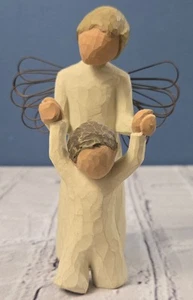 Willow Tree "Guardian Angel" Susan Lordi 2000 Demdaco Walking Mother & Child 5" - Bild 1 von 6