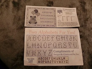 The Sweetheart Tree Baby Is Here Cross Stitch Chart With Extra Alphabets - Picture 1 of 2