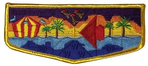 Bob White Lodge 87 Georgia-Carolina Council GA 2002 solapa GLD Bdr - Imagen 1 de 2