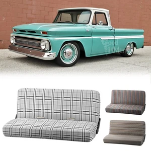 For 1960-1986 Chevy C10 C20 C30 Front Bench Seat Cover Full Size Saddle Blanket - Picture 1 of 25