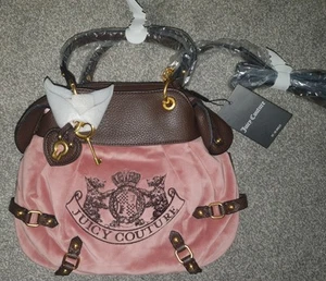 Juicy Couture Pink Brown Dog Crossbody Bag - Picture 1 of 8