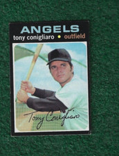 TONY CONIGLIARO - 1971 TOPPS - BASE CARD # 105 - BOSTON RED SOX - ANGELS - MLB