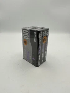 Maxell Capsule UDX Type II 100 FACTORY SEALED 3-Pack *Free Shipping* - Picture 1 of 10