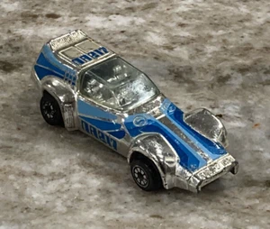 Vintage Kenner Fast 111's Cyclone Blue & Chrome Diecast 1:64 Race Car 3280 - Picture 1 of 10